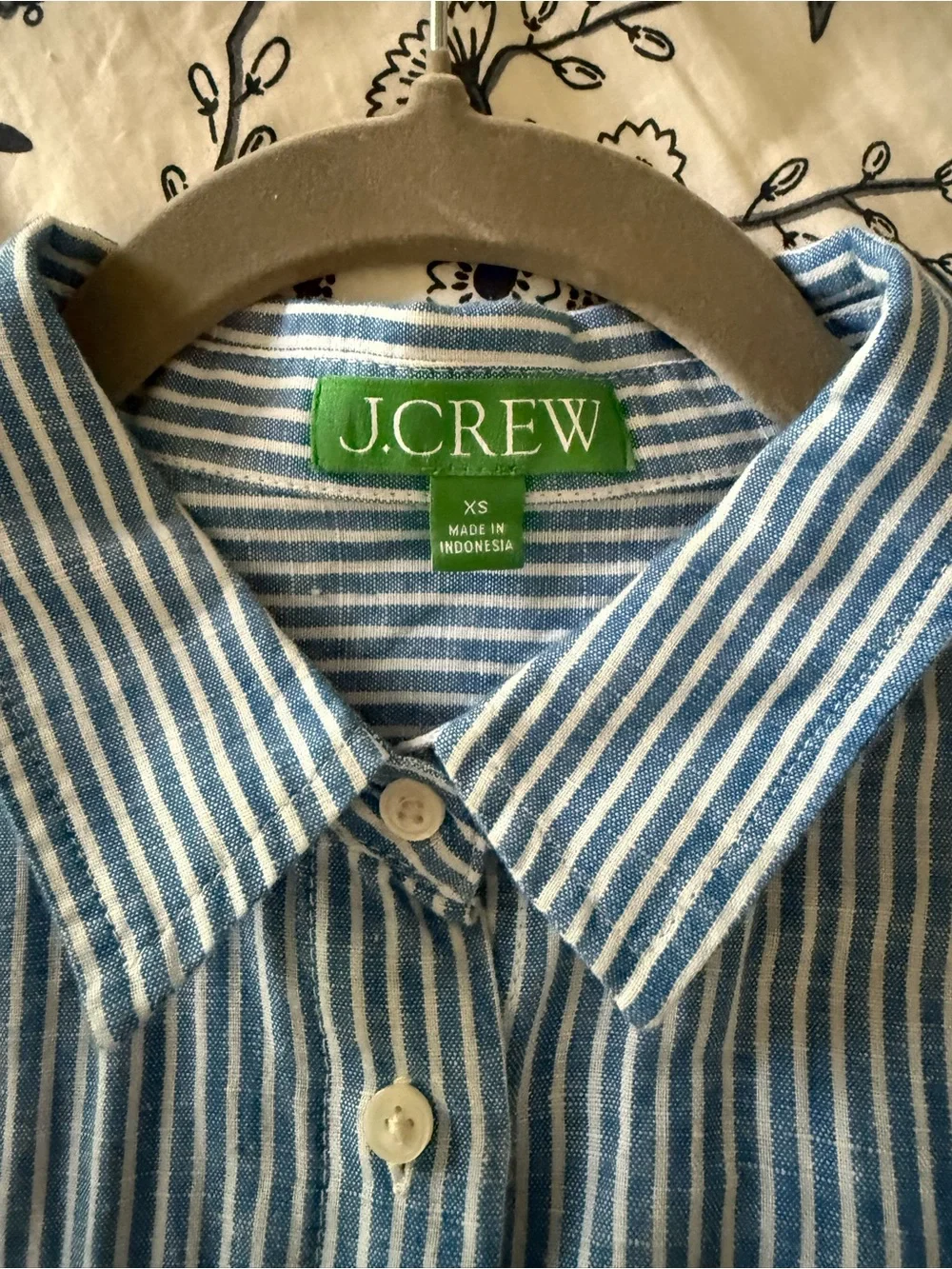 J. Crew linen/cotton blend cover-up, NWOT, xs, fits like S-M